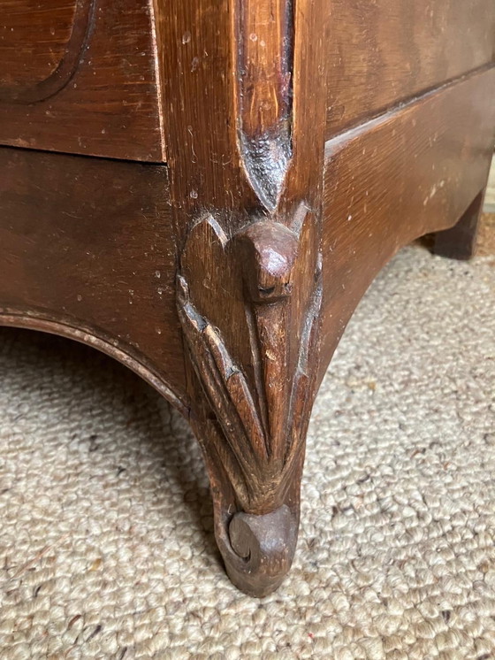 Image 1 of Antiker Holzschrank mit Spiegel