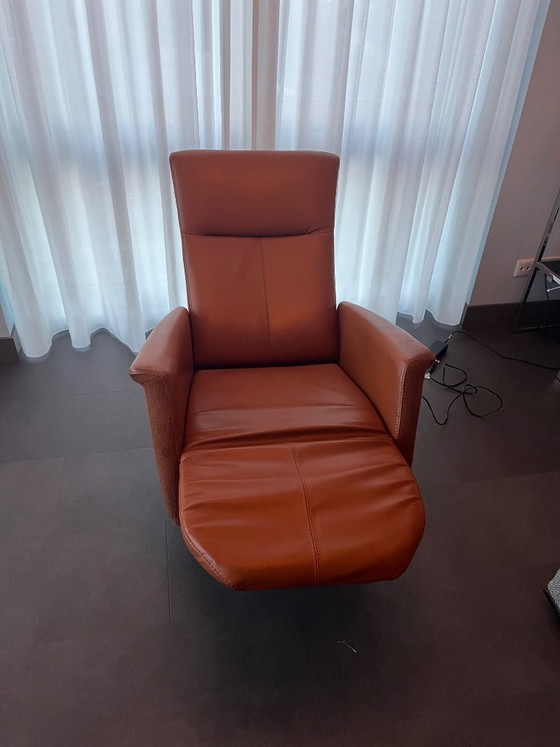 Prominent sta-op stoel – Verstelbare relaxstoel, Leather, Textile (photo 8 of 9)