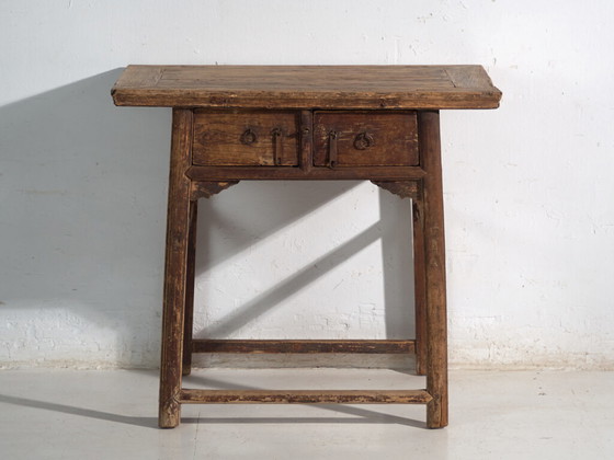 Antique Chinese work table with drawers – China, circa 1900 – Desk (photo 31 of 40)