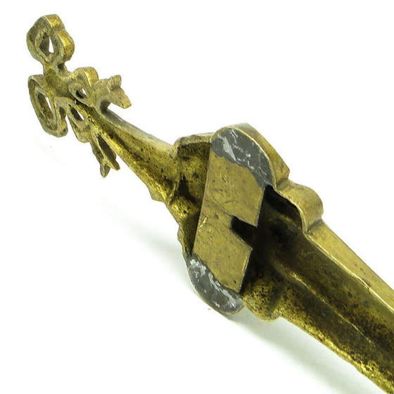 Jugendstil-Wandlampe, Deutschland, 1900er Jahre – Wandleuchten, Brass (photo 6 of 10)
