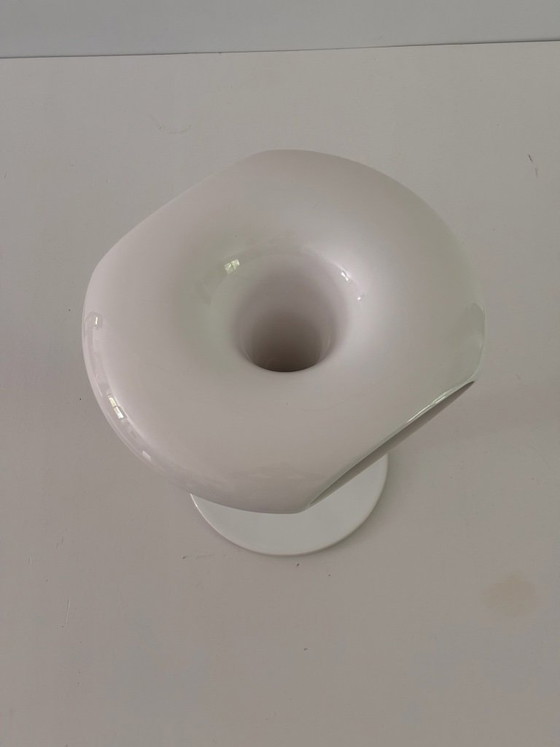 Image 1 of Marc Newson Sci-Fi Vase for Cor Unum, 1993, White Glazed Ceramic, New in Original Box, Signed