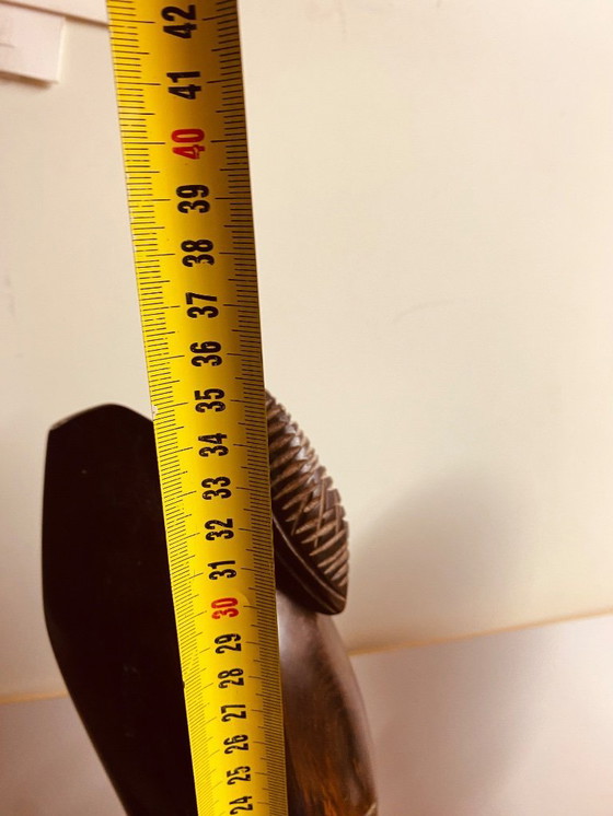 Image 1 of Estatuas africanas de hombre y mujer