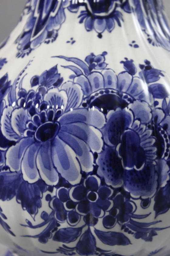 Image 1 of Große Vase/Lampenfuß von Royal Delft, Code CG 1962, Holland