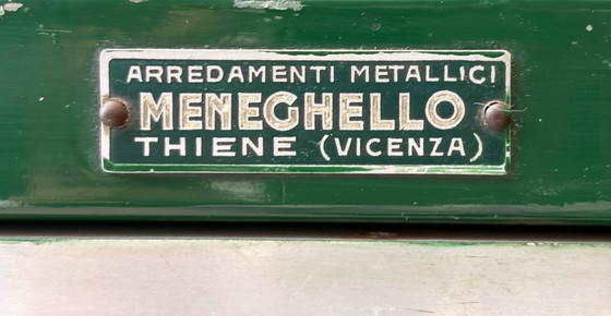 Image 1 of Zeldzame metalen kast van Arredamenti Metallici, Meneghello, Italië, jaren 50