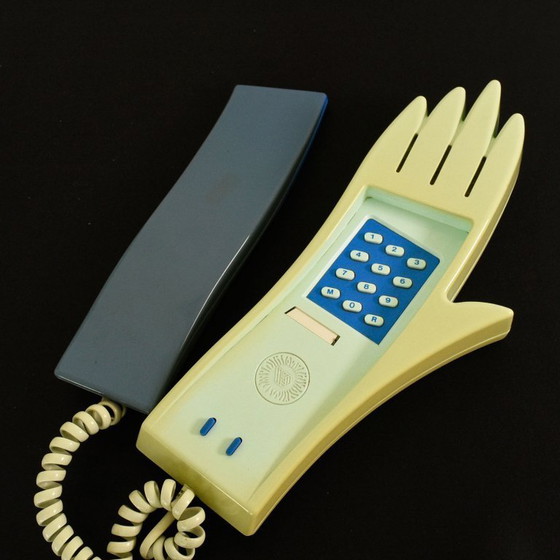 Image 1 of Telefono Cresta Modell 100 del 1980 progettato per Vroom e Dreesmann Handtelefoon