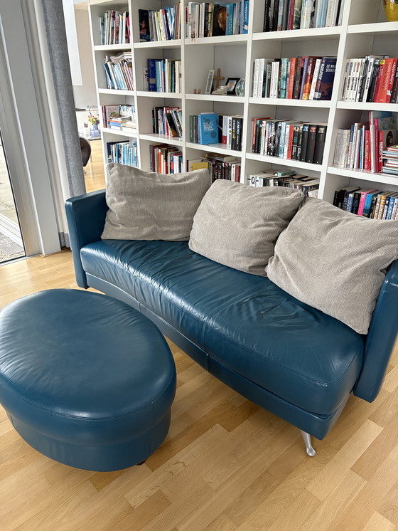 Image 1 of Divano e pouf coordinati di design Rolf Benz