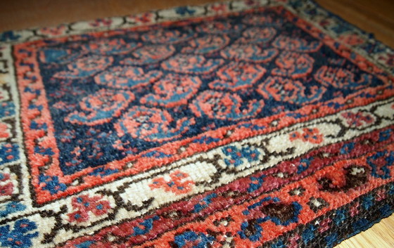 Image 1 of Borsa persiana antica da collezione, realizzata a mano in ceramica Malayer, dimensioni 37 cm x 46 cm, anni 1900 - 1C361