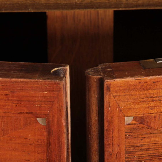 Image 1 of Gran armario de caoba, roble y nácar de los años 40