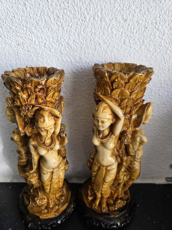 Vasi - Balinese o Indù-Giavanese – Plastica, Legno (photo 12 of 12)