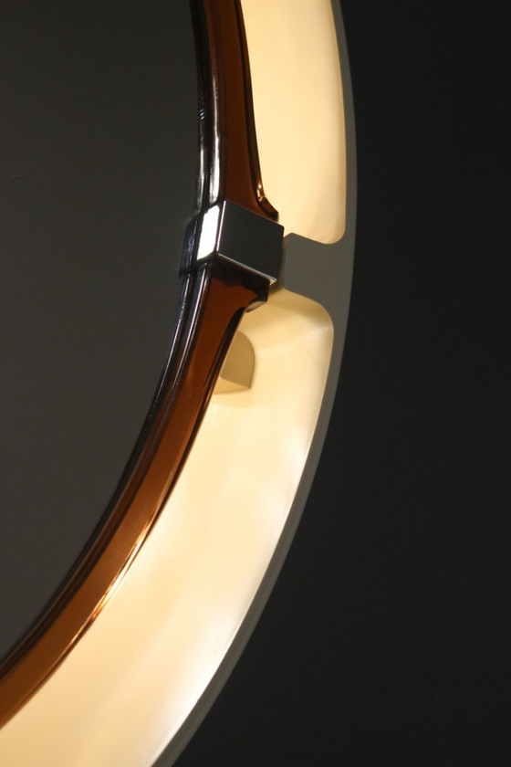 Image 1 of Vintage Backlit Mirror, Space Age Design, Allibert France, 1970s