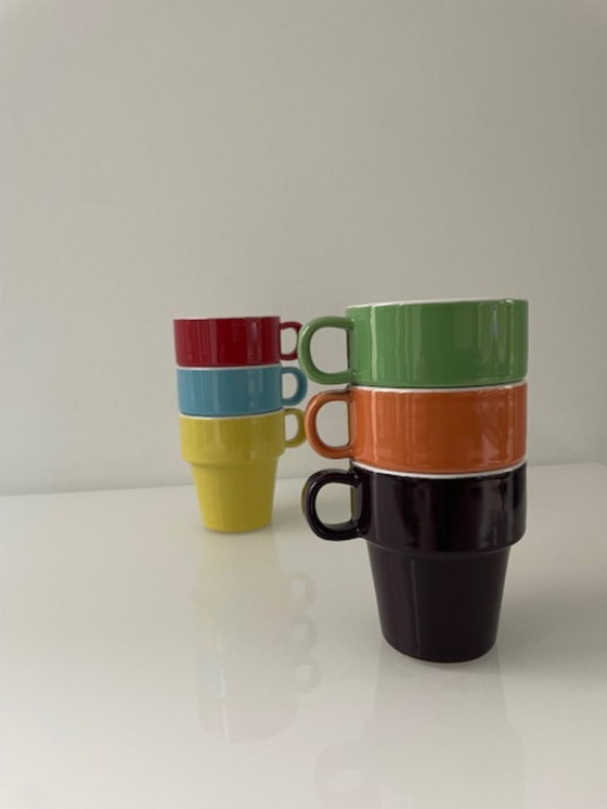 Image 1 of PT design mugs multicolour – set of 6