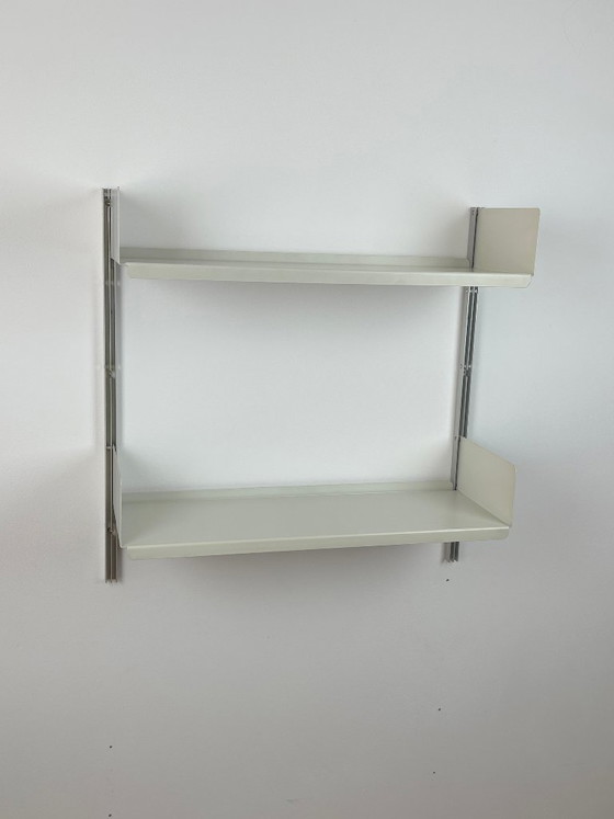 Étagère Dieter Rams Vitsœ 606, 2 étagères métalliques 65 cm, blanches – Vitsoe, Étagères murales, Metal (photo 4 of 12)