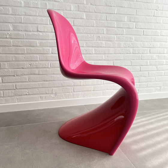 Image 1 of Panton Chair Duo Pink Magenta/ Pink Classic Red Edizione limitata 999 ex.