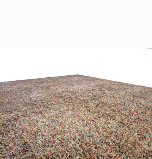 Insanely beautiful, completely natural materials, pure wool brinker custom-made carpet rug