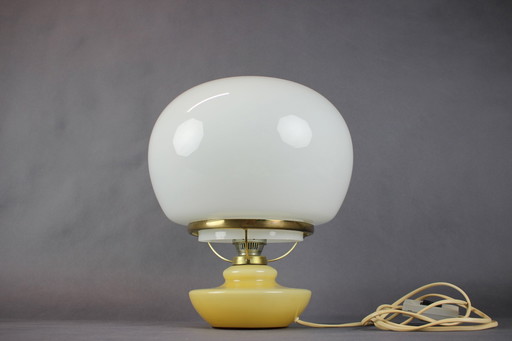 Grande lampe de table du milieu du siècle de Valašské Meziříčí, Tchécoslovaquie, années 1960.