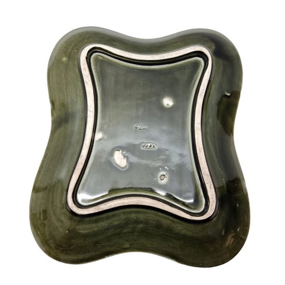 Image 1 of Ciotola in terracotta in stile Art Nouveau vintage di Fives-Lille