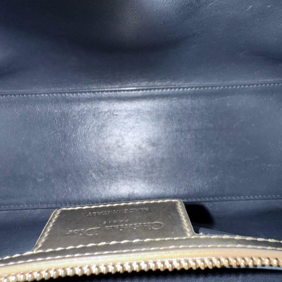 Image 1 of DIOR LADY MEDIUM - MICRO-CANNAGE METALLIC GOUDEN BESLAG