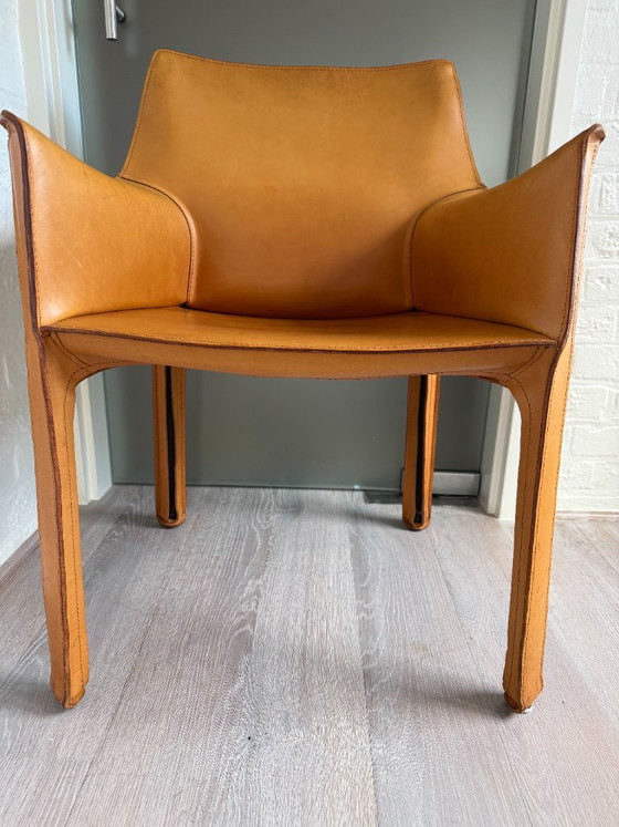 6 x original Cassina Cab chair – Armchairs, Other, Leather (photo 8 of 8)