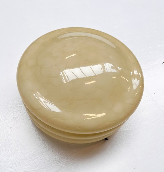 Image 1 of Glass Art Deco beehive lamp, 1930s