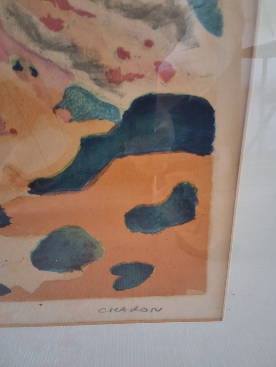 Image 1 of Litho Village d'Eygalière, Guy Charon