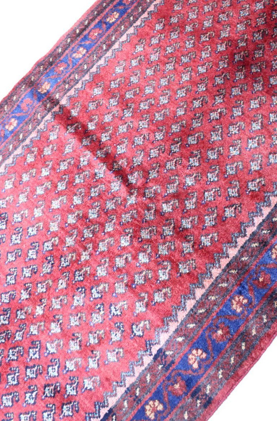 Image 1 of Handgeknoopt Perzisch tapijt Mahal 415x108