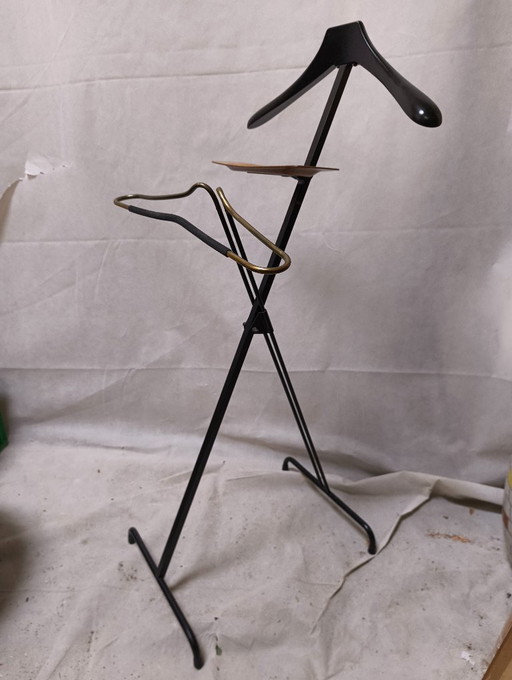 Folding valet stand, attributed to Ico Parisi, Italy, 1950s