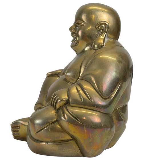 Budai de bronce antiguo — Finales de la dinastía Qing (circa 1880–1912) – Esculturas, Bronze, Brass (photo 7 of 11)