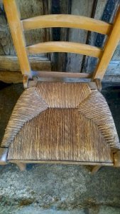 Chaise prie dieu paillÃ©e ancienne en hÃªtre – Fauteuils (photo 3 of 34)