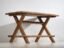 Antiker Esstisch in X-Form (ca. 1920) #16 – Esstische, Rustic (photo 15 of 40)