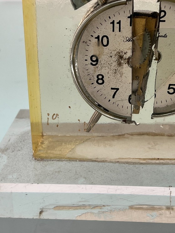 Image 1 of Fenandez ARMAN - Sculpture, Untitled (Alarm Clocks) - 43 cm - Resin - 2000