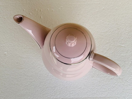 Image 1 of Art Deco theepot van RGK, Tsjechoslowakije, jaren 1930