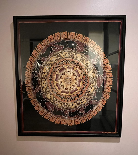 Image 1 of Maitrois Gurusinghe - Peinture encadrée sur toile