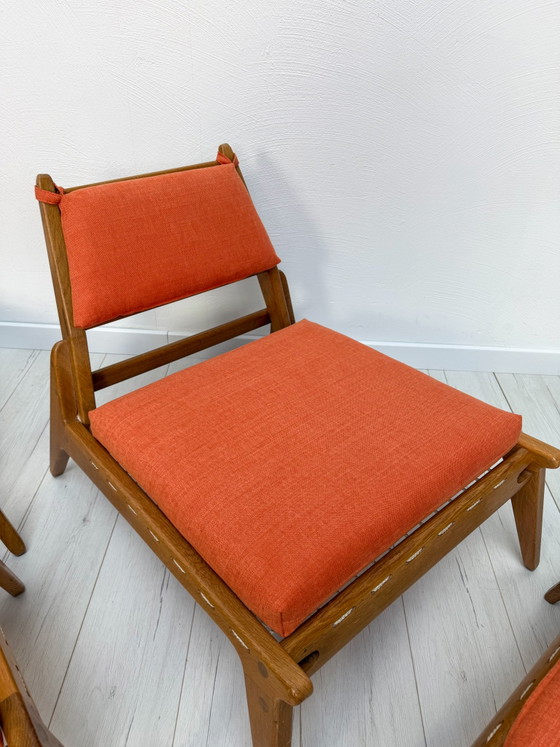 Image 1 of 1960s Vintage ‘Hunting Chair’ Lounge Seating Set with Ottomans by Heinz Heger for PGH Annaberg-Buchholz