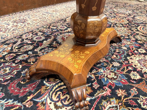 Tavolo da gioco olandese intarsiato del XIX secolo – Tavoli, Legno (photo 8 of 16)