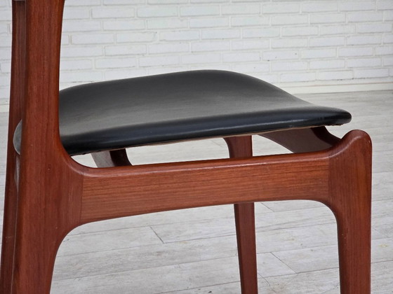 Image 1 of Dänisches Design aus den 1960er Jahren von Erik Buch, Modell 49, Stuhlpaar, Teakholz.