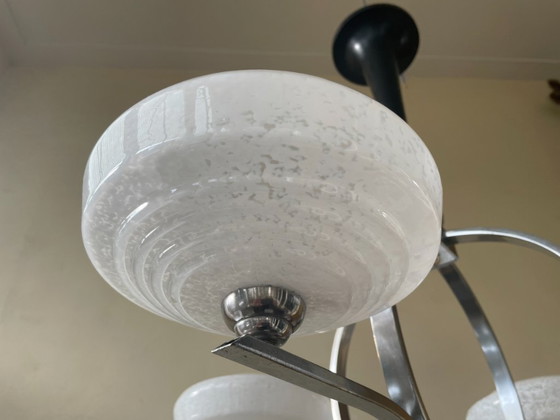 Image 1 of Lampada a sospensione Lampada da soffitto Lampada art deco 1930 francese