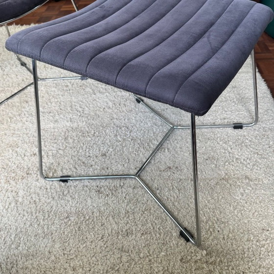 Image 1 of MIDJ Design 2 Cover lounge chairs with hocker