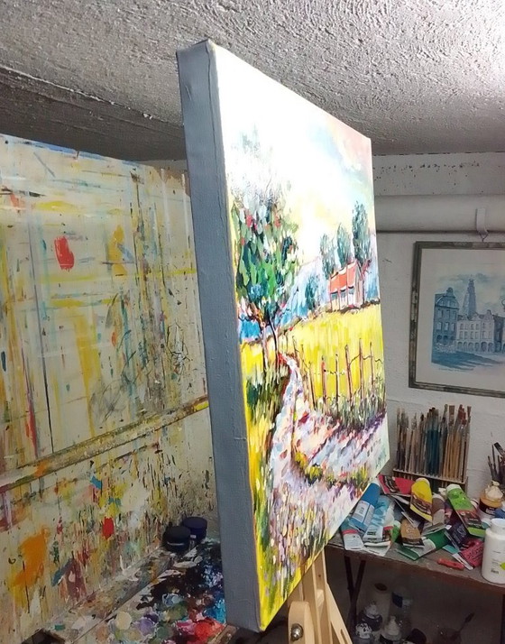 Image 1 of Joel LHOPITAL - Landscapes of Hauts-de-France - Artist's Painting