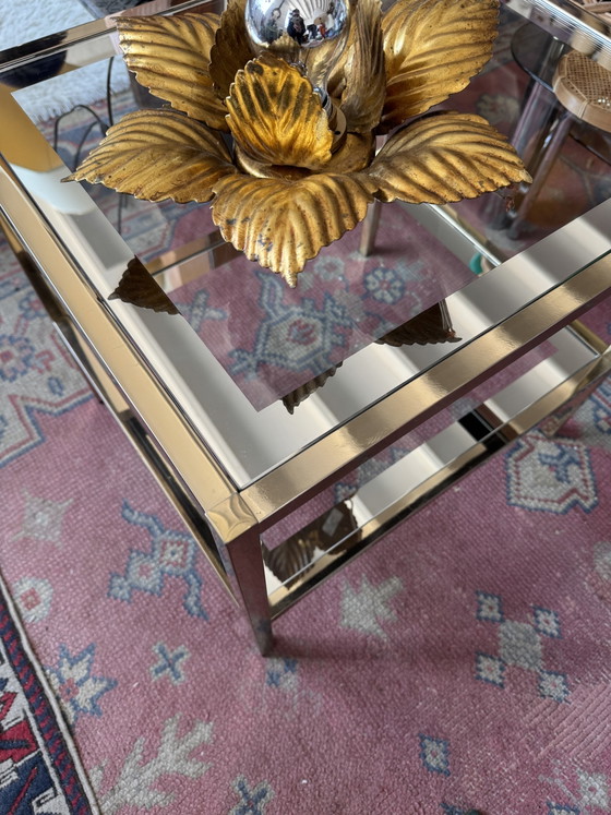 1970s mirrored glass side table – Metal (photo 11 of 11)