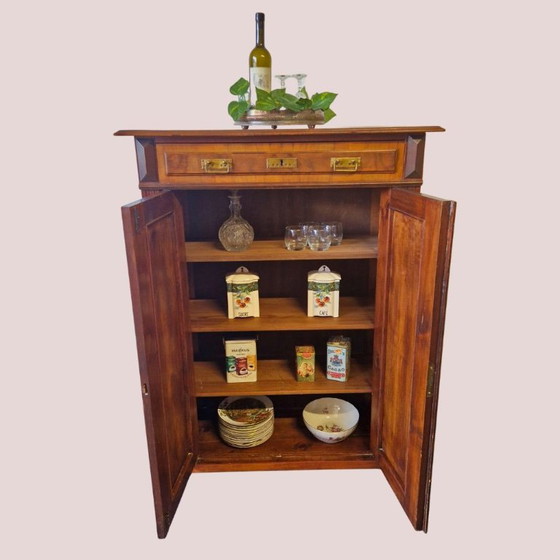 Notenhouten dressoir, circa 1900 – Ladekasten, Wood (photo 8 of 8)