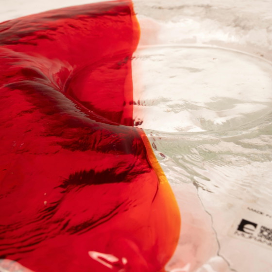 Renato Toso Murano Glas Valet Tray, Rot & Transparent, Italien, 1960er – Dekorative Objekte (photo 19 of 23)