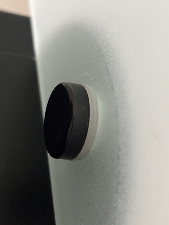 Image 1 of Tischlampe aus Glas im Stil des Art déco Revival der 1980er Jahre