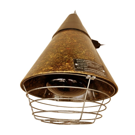 Image 1 of Lampada a sospensione industriale, riscaldamento, Narva Leuchen, Germania, anni '70