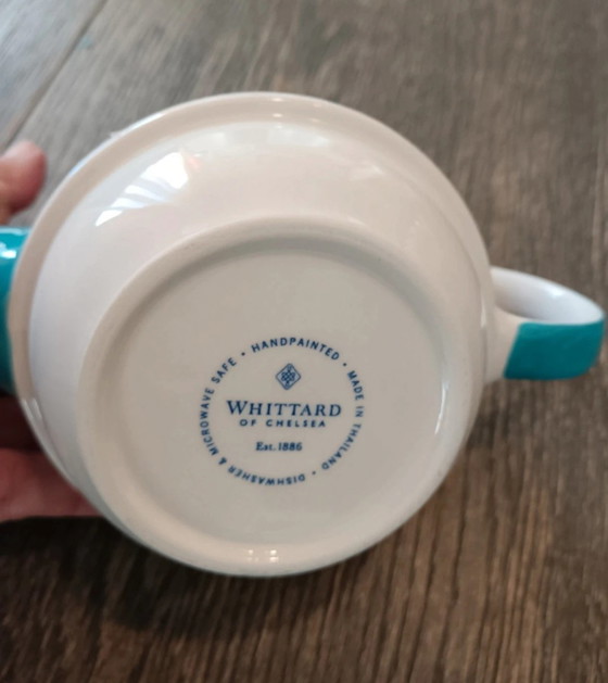 Image 1 of Service à thé « Tea for One » peint à la main par Whittard of Chelsea,