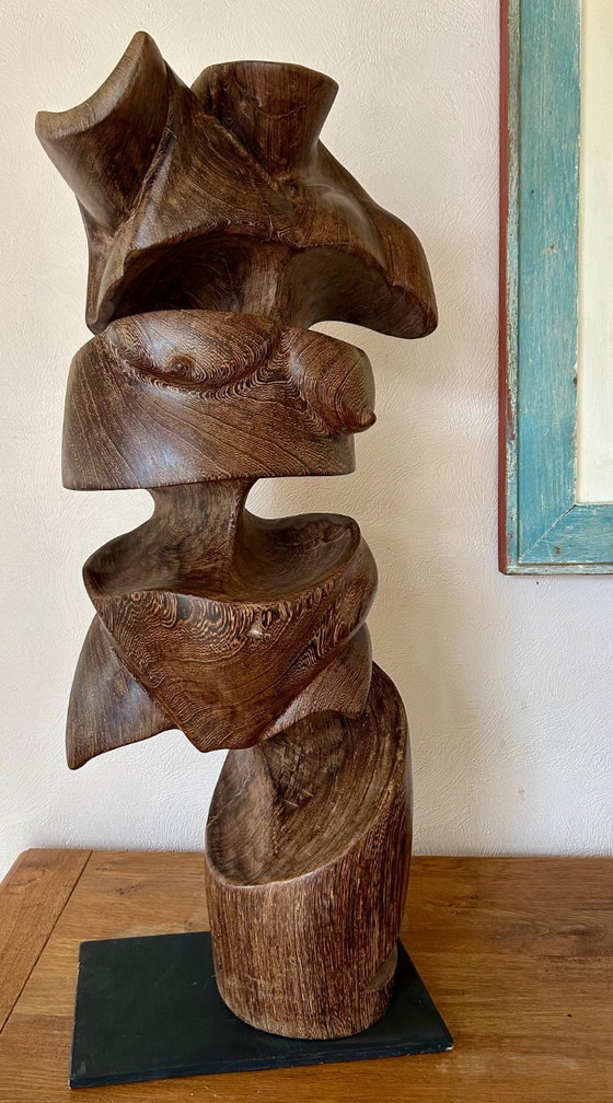 statue of a torso man – Beeldhouwkunst, Hout (photo 5 of 17)
