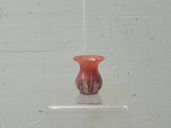 Image 1 of Ikora vase made of mouth-blown glass by Karl Wiedmann for WMF, 1930s