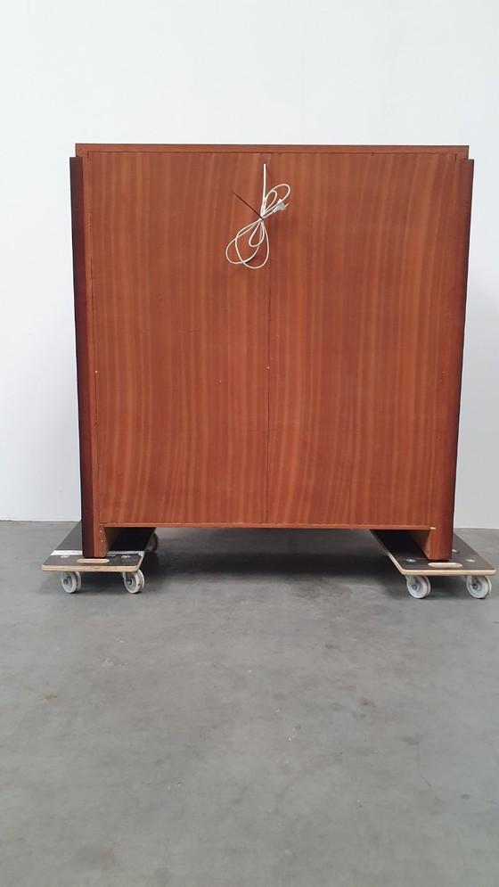 Image 1 of Brutalist vintage barkast cabinet highboard 70s bar