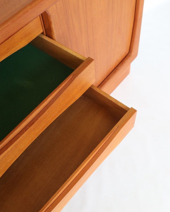 Image 1 of Dyrlund sideboard wall cupboard teak