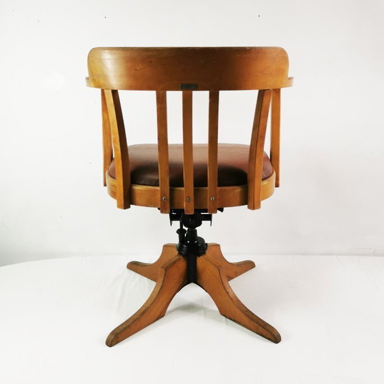 Image 1 of Art Deco bureaustoel, Ehapa, Denemarken, jaren 1930