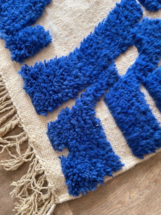 Authentiek handgeweven Berber Marokkaans tapijt 200cmx300cm – Vloerkleden en tapijten, Wool (photo 4 of 7)